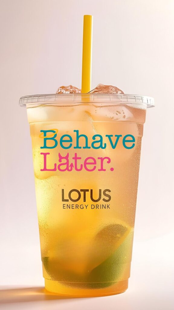 Lotus Energy Drinks - Behave Later